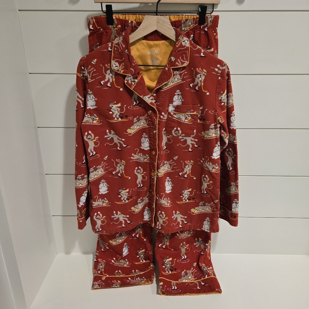 Nick &Nora Flannel 2 Pc Pajama Set Size S